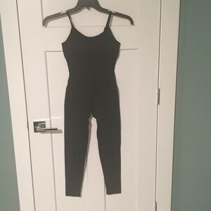 Elegant Black Yoga/Athletic Jumpsuit